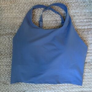 Stylish Blue Women's Athletic Top